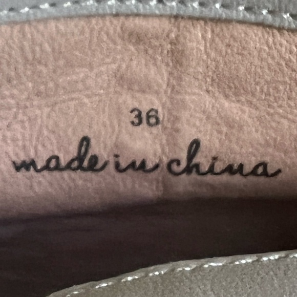 𝅺JOIE gray suede silver rivet bootie size 36 - Picture 6 of 6